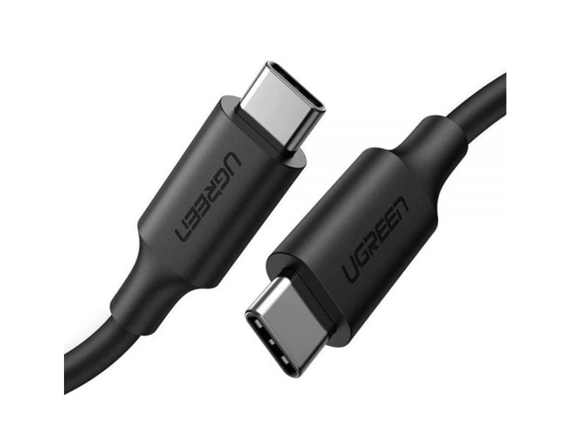 UGREEN kabel, USB C 2.0 (M) na USB C 2.0 (M), 3A, crni, 1m