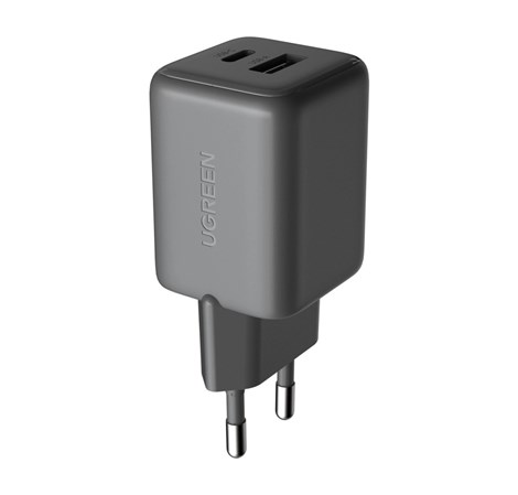 UGREEN punjač 45W, USB C, USB A, GaN, crni
