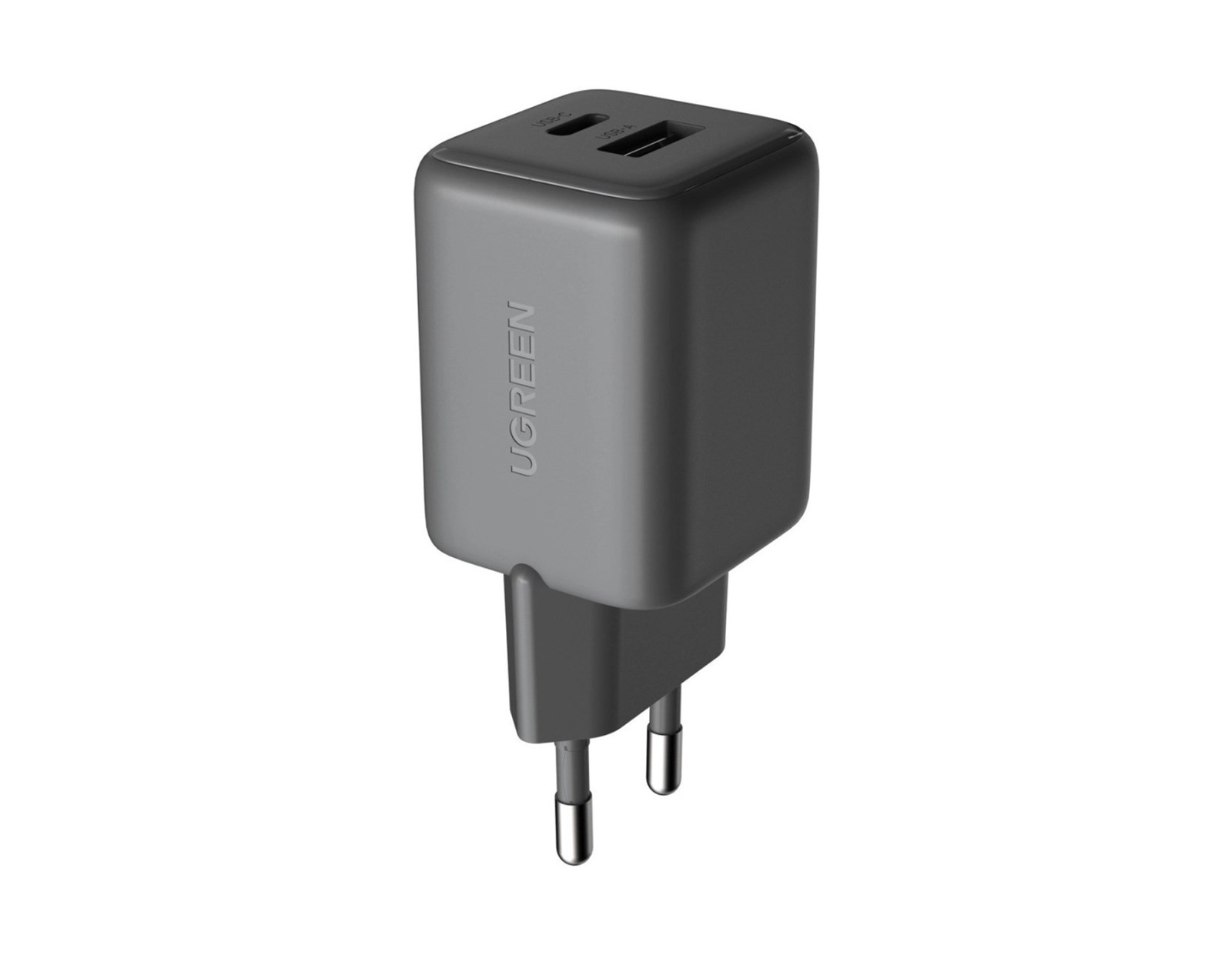 UGREEN punjač 45W, USB C, USB A, GaN, crni