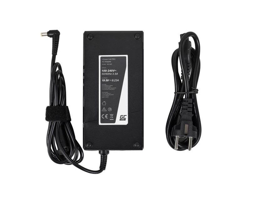 Green Cell PRO (AD144P) AC adapter 180W/19.5V 9.23A / 5.5mm-1.7mm, za Acer Aspire V15 Nitro VN7, Acer Aspire V17 Nitro VN7