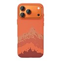 Rixus Alpine Ultra-Slim Case With MagSafe Compatible RXD081 For Apple iPhone 17 Pro, 18 Pro Mountain Orange