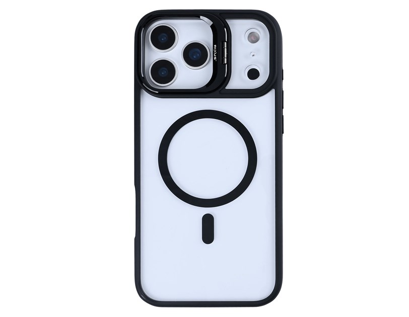 Rixus Classic 03 Case With MagSafe Compatible For Apple iPhone 17 Pro Max, 18 Pro Max Black