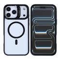 Rixus Classic 03 Case With MagSafe Compatible For Apple iPhone 17 Pro, 18 Pro Black