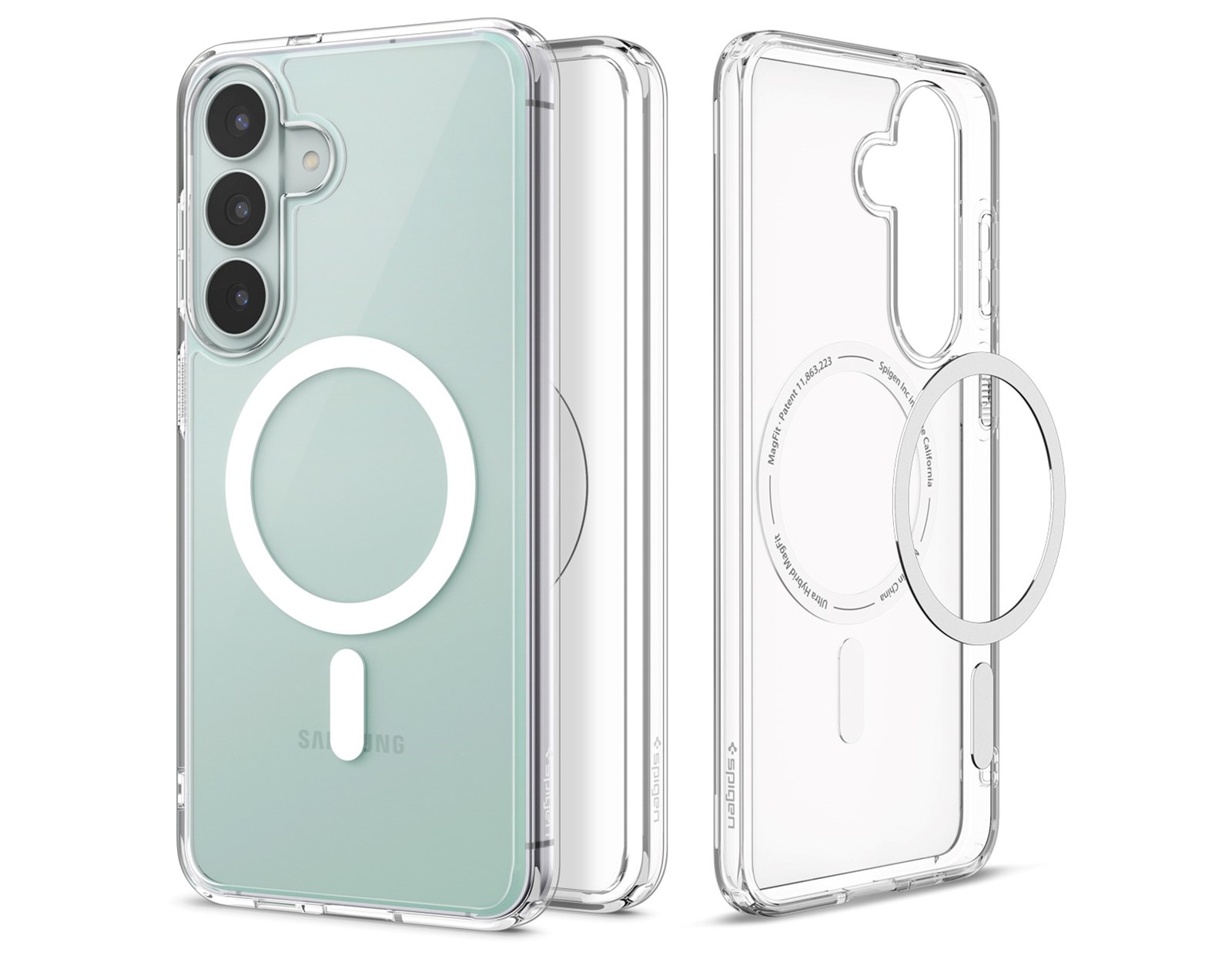 Spigen Ultra Hybrid MagSafe, clear white - Samsung Galaxy S26 FE