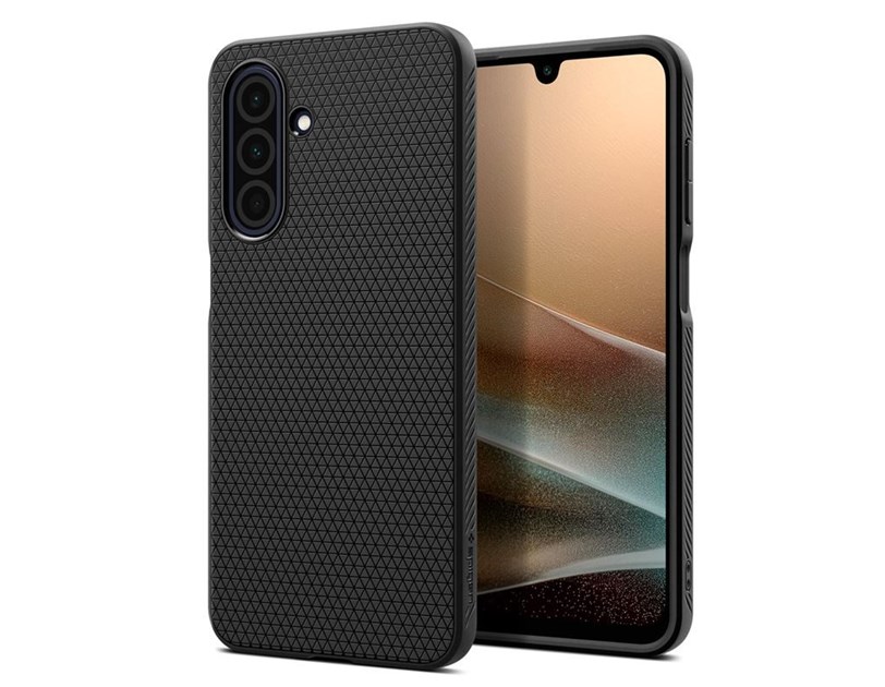 Spigen Liquid Air, matte black - Samsung Galaxy A26 5G