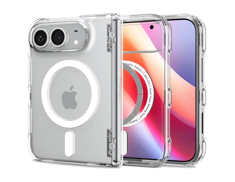 Spigen Ultra Hybrid Pro MagSafe, clear white -  iPhone 2026 Duo