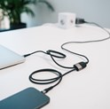 Verbatim Sync & Charge DUAL kabel USB-C na dupli USB-C, M/M, 100W PD3.0, PPS, QC2.0 i QC3.0, crni, 1.5m