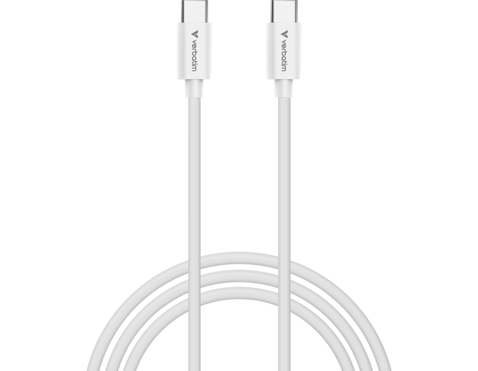 Verbatim Essentials Sync & Charge kabel USB-C na USB-C, M/M, 100 W PD3.0, bijeli, 3.0m