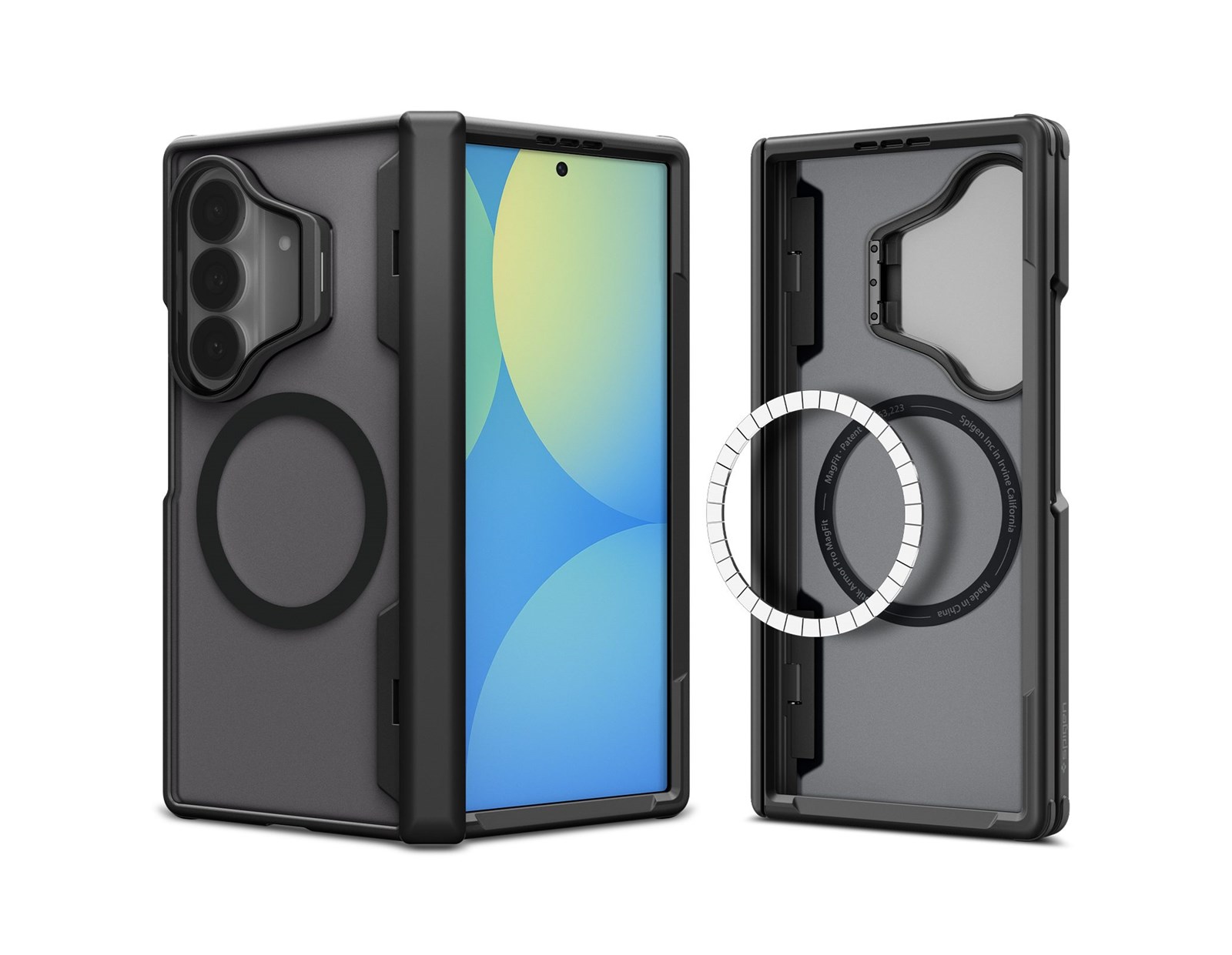 Spigen Optik Armor Pro MagSafe, black - Samsung Galaxy Z Fold8 Ultra