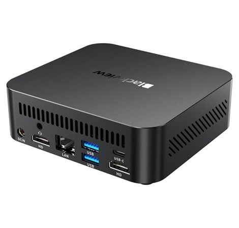 BLACKVIEW MP300 Mini PC, Intel Core 5 210H, 16GB LPDDR4X, 512GB SSD, Intel UHD Graphics, Wi-Fi 6, Windows 11 Pro, crno