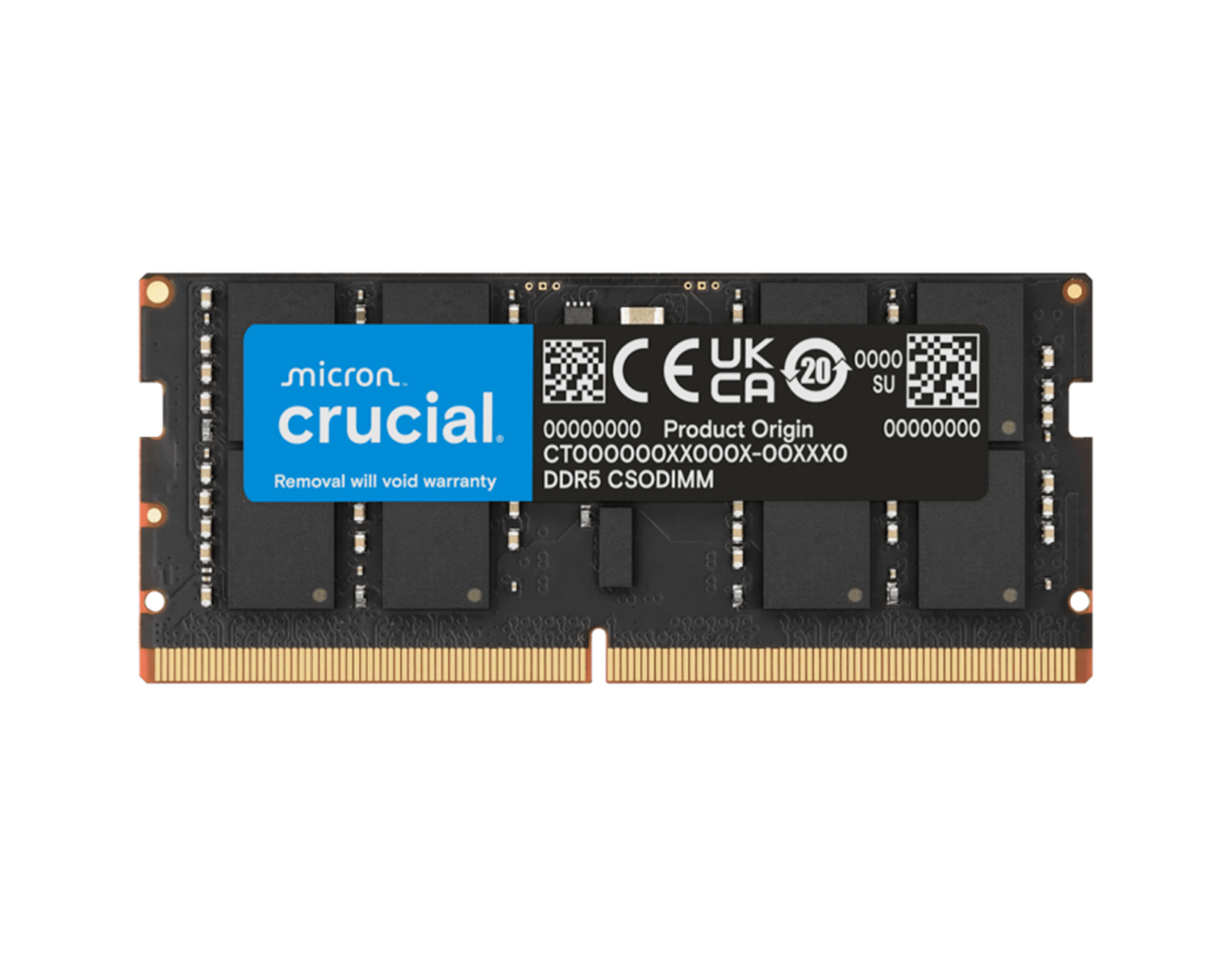 Crucial SO-DIMM 32GB DDR5 6400MHz, CL52 1.1 V