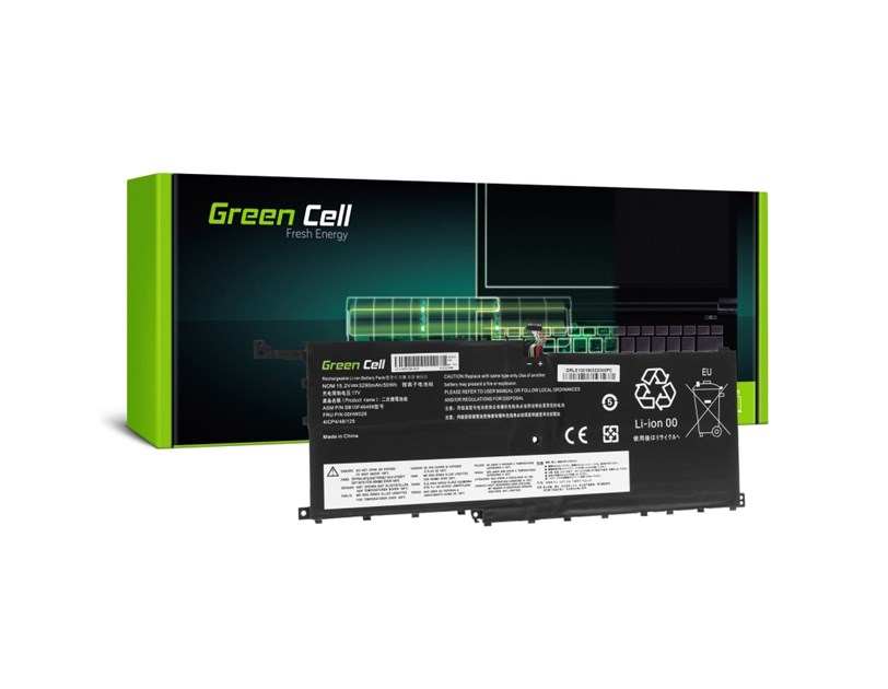 Green Cell (LE130) baterija 00HW028 za Lenovo ThinkPad X1 Carbon 4th Gen i Lenovo ThinkPad X1 Yoga (1st Gen, 2nd Gen)