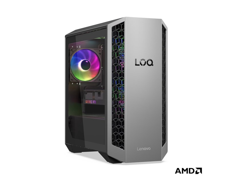 Lenovo LOQ Tower, AMD Ryzen 7 8745HX, 32GB DDR5, 1TB SSD, RTX 5060 8GB, tipk/miš, Win 11 Pro + 2Y (91DF007JSC)