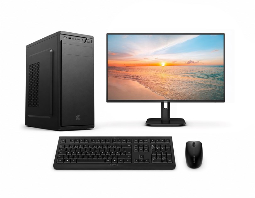 Cratos BTS Full Suit 1 - AMD Ryzen 3 3200G, 16GB DDR4, 512GB NVMe SSD, Radeon Graphics, Windows 11 Pro, tipkovnica/miš/monitor