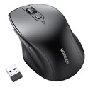 UGREEN MU101 ergonomski bežični miš, Dual Mode, Bluetooth 5.0 i 2,4 GHz, 4000 DPI, crni