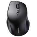 UGREEN MU101 ergonomski bežični miš, Dual Mode, Bluetooth 5.0 i 2,4 GHz, 4000 DPI, crni