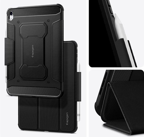 Spigen Rugged Armor Pro zaštitna maska za iPad Air 10,9" (2022/2020) i 11" (2026/2025/2024), crna