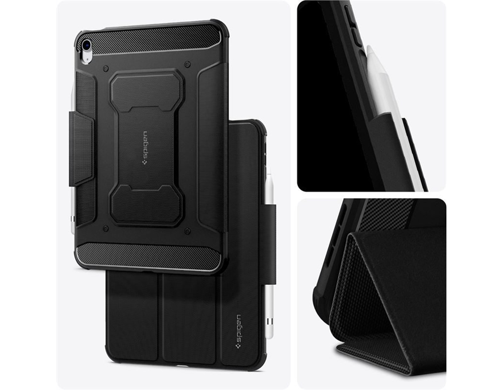Spigen Rugged Armor Pro zaštitna maska za iPad Air 10,9" (2022/2020) i 11" (2026/2025/2024), crna
