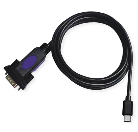 Roline pretvarač USB-C - Serial, DB9, 1.8m